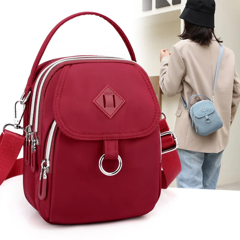 Small Shoulder Bag Nylon Women Mobile Phone Bag Mini Female Messenger Purse Lady Wallet CrossBody Bag Women Handbag сумка женска