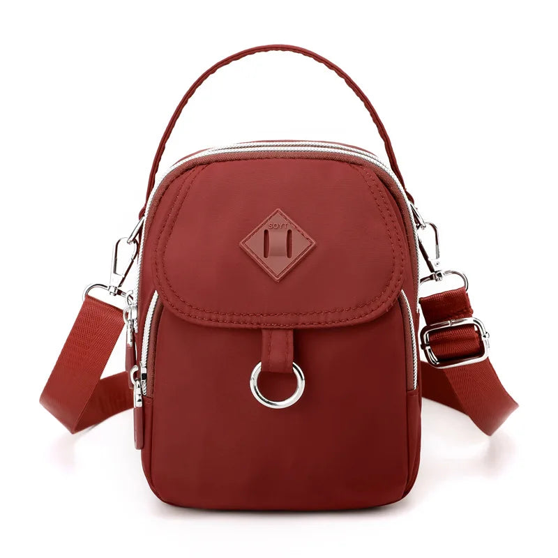 Small Shoulder Bag Nylon Women Mobile Phone Bag Mini Female Messenger Purse Lady Wallet CrossBody Bag Women Handbag сумка женска