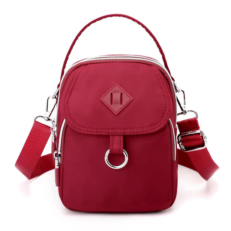 Small Shoulder Bag Nylon Women Mobile Phone Bag Mini Female Messenger Purse Lady Wallet CrossBody Bag Women Handbag сумка женска