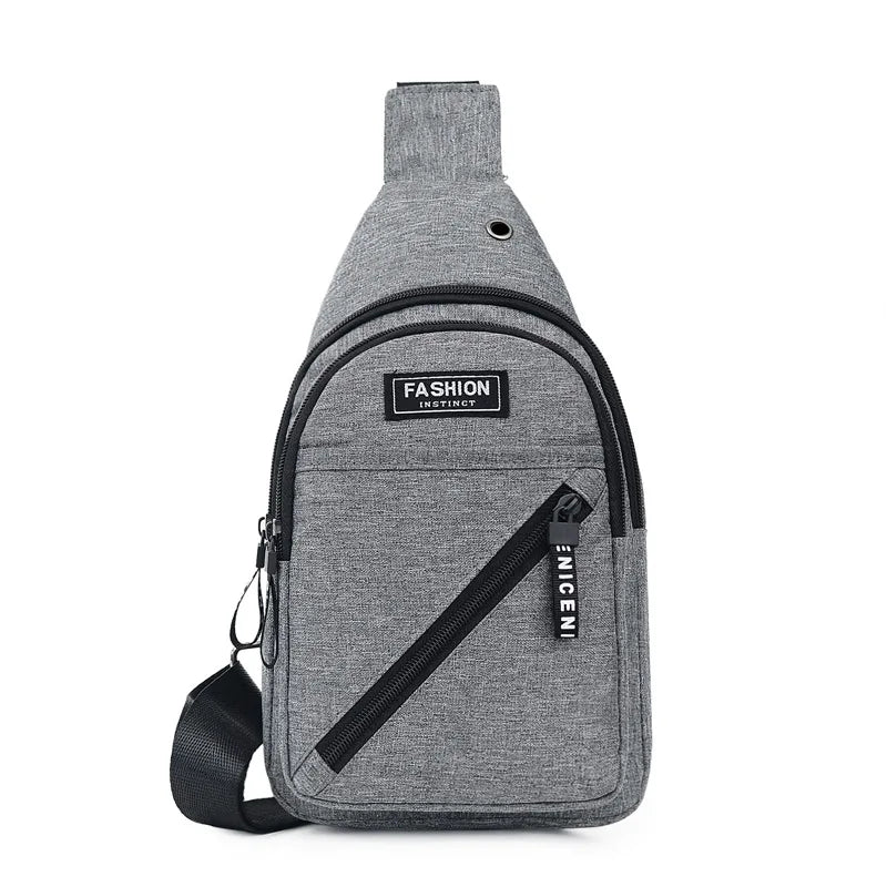 Small Sling Bag for Men Fanny Packs Chest Daypack Crossbody Backpack for Travel Sports Running Hiking
