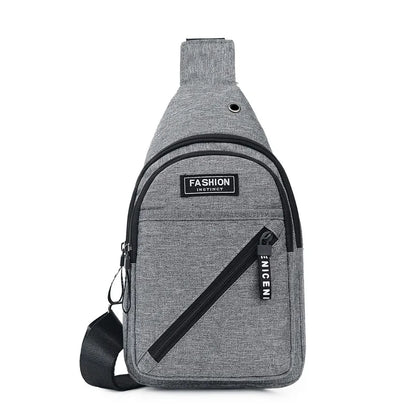 Small Sling Bag for Men Fanny Packs Chest Daypack Crossbody Backpack for Travel Sports Running Hiking