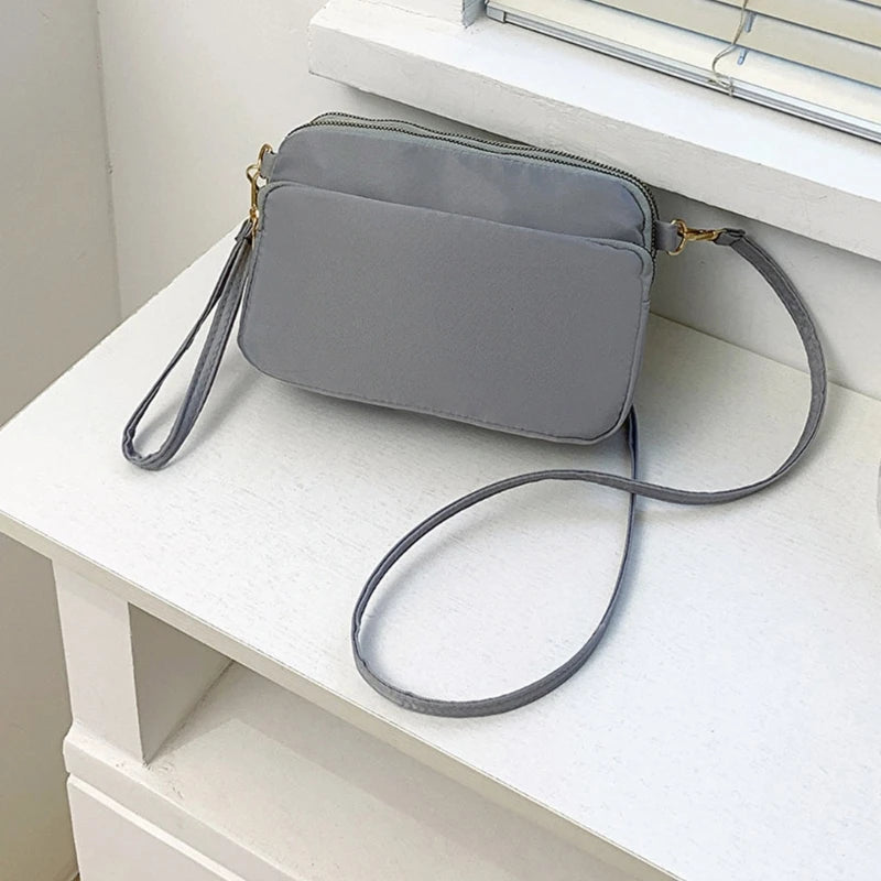 Small Square Bag Trendy Phone Bags for Women Girl Crossbody Bags Solid Color Bag