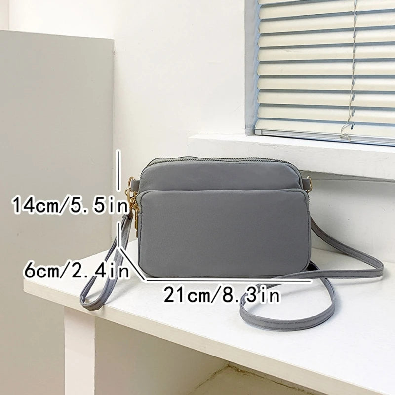 Small Square Bag Trendy Phone Bags for Women Girl Crossbody Bags Solid Color Bag