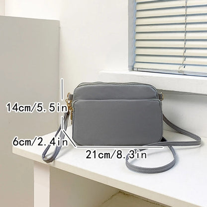 Small Square Bag Trendy Phone Bags for Women Girl Crossbody Bags Solid Color Bag