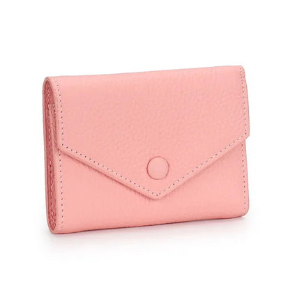 Small Wallet for Women Luxury Full Grain Cow Leather 3 Fold Compact Multifunction Fashion Brand Short Designer Women's Wallets