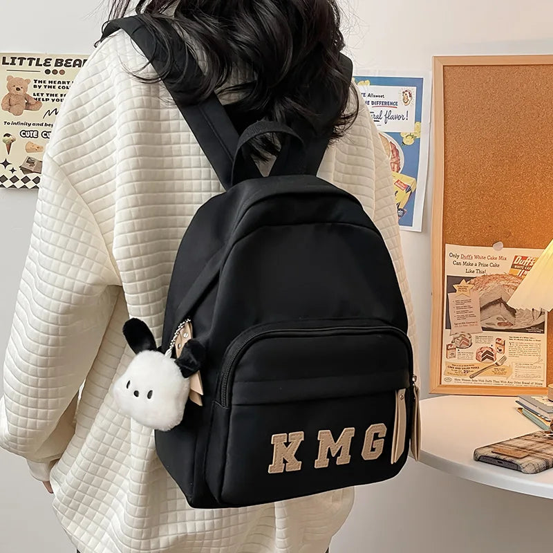 Small Women's Backpack Girls School Backpack Waterproof Nylon Fashion Japanese Casual Young Girl's Bag Female Mini Mochila