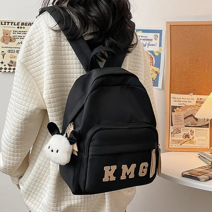 Small Women's Backpack Girls School Backpack Waterproof Nylon Fashion Japanese Casual Young Girl's Bag Female Mini Mochila