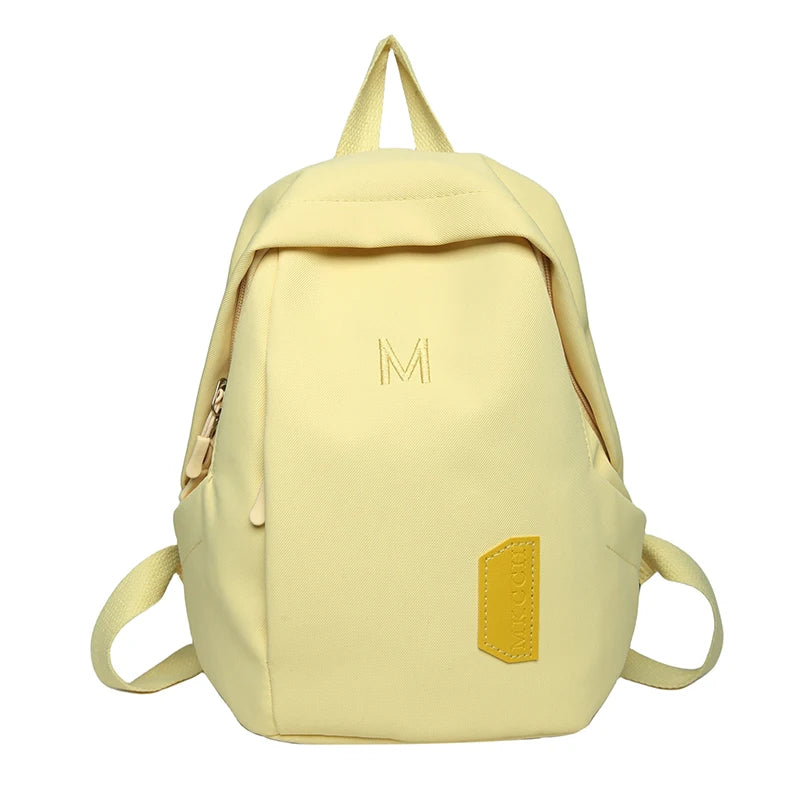 Small Women's Backpack Girls School Backpack Waterproof Nylon Fashion Japanese Casual Young Girl's Bag Female Mini Mochila