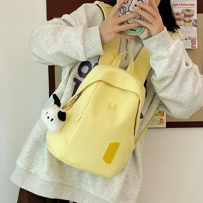 Small Women's Backpack Girls School Backpack Waterproof Nylon Fashion Japanese Casual Young Girl's Bag Female Mini Mochila