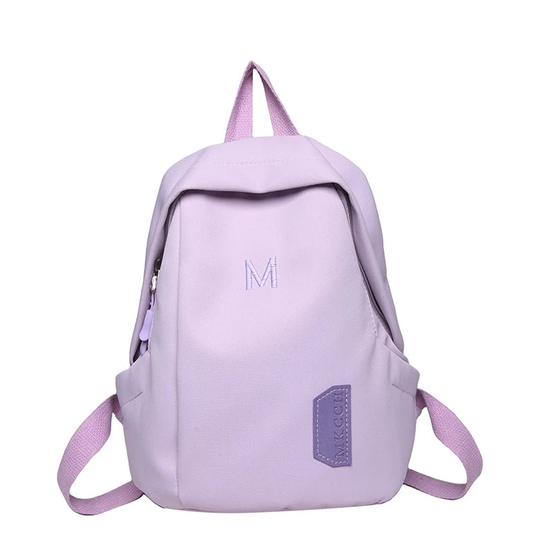 Small Women's Backpack Girls School Backpack Waterproof Nylon Fashion Japanese Casual Young Girl's Bag Female Mini Mochila