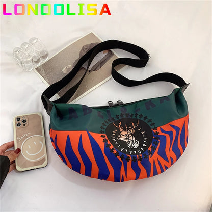 Small Women's Crossbody Bag for 2022 Trendy Fashion Shoulder Messenger Ladies Bags High Quality Female Nylon Handbags and Purses