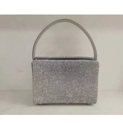 Small square bag butterfly luxury diamond-encrusted gift box bag single shoulder cross-body portable women's bag