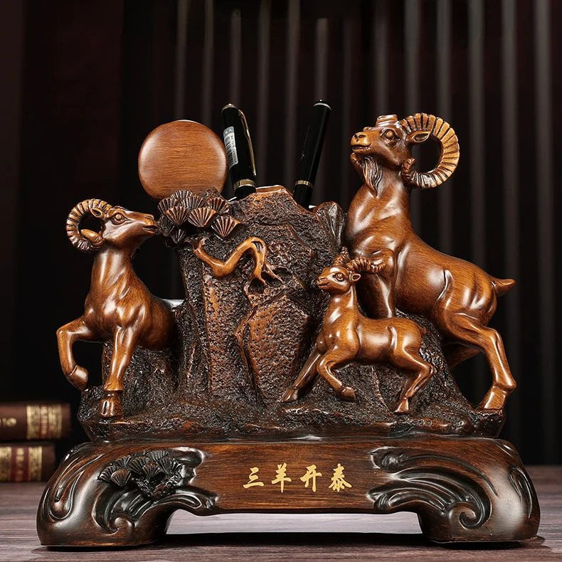 Smooth Sailing Creative Pen Holder Decorations Boss's Office Desktop Decorations Ornamennts
