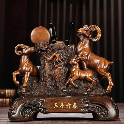 Smooth Sailing Creative Pen Holder Decorations Boss's Office Desktop Decorations Ornamennts
