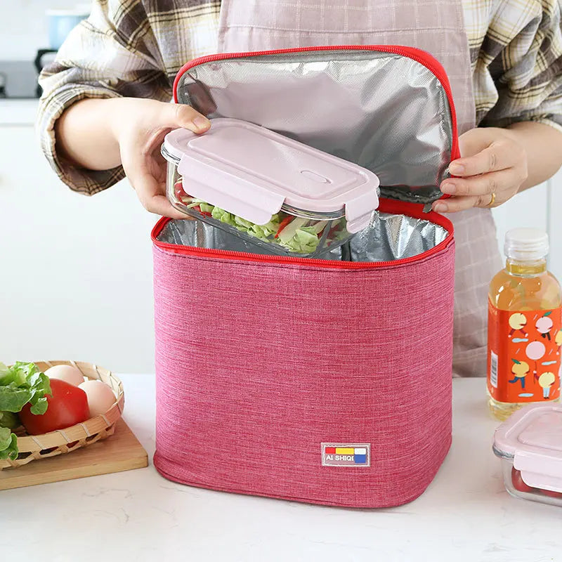 Soft Cooler Bag with Hard Liner Large Insulated Picnic Lunch Bag Box Cooling Bag for Camping BBQ Family Outdoor Activities
