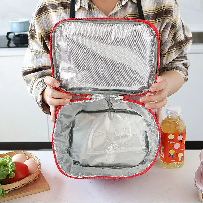 Soft Cooler Bag with Hard Liner Large Insulated Picnic Lunch Bag Box Cooling Bag for Camping BBQ Family Outdoor Activities