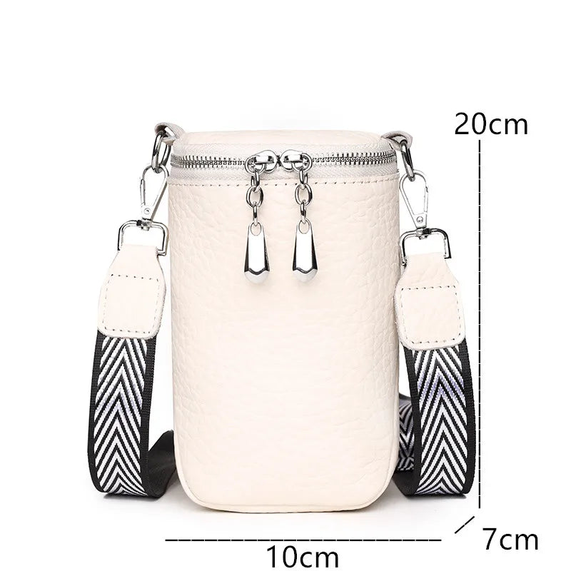 Soft Cow Leather Girl Phone Messenger Bag High Quality Genuine Leather Shoulder Crossbody Bag For Women 2022 Mini Ladies Handbag