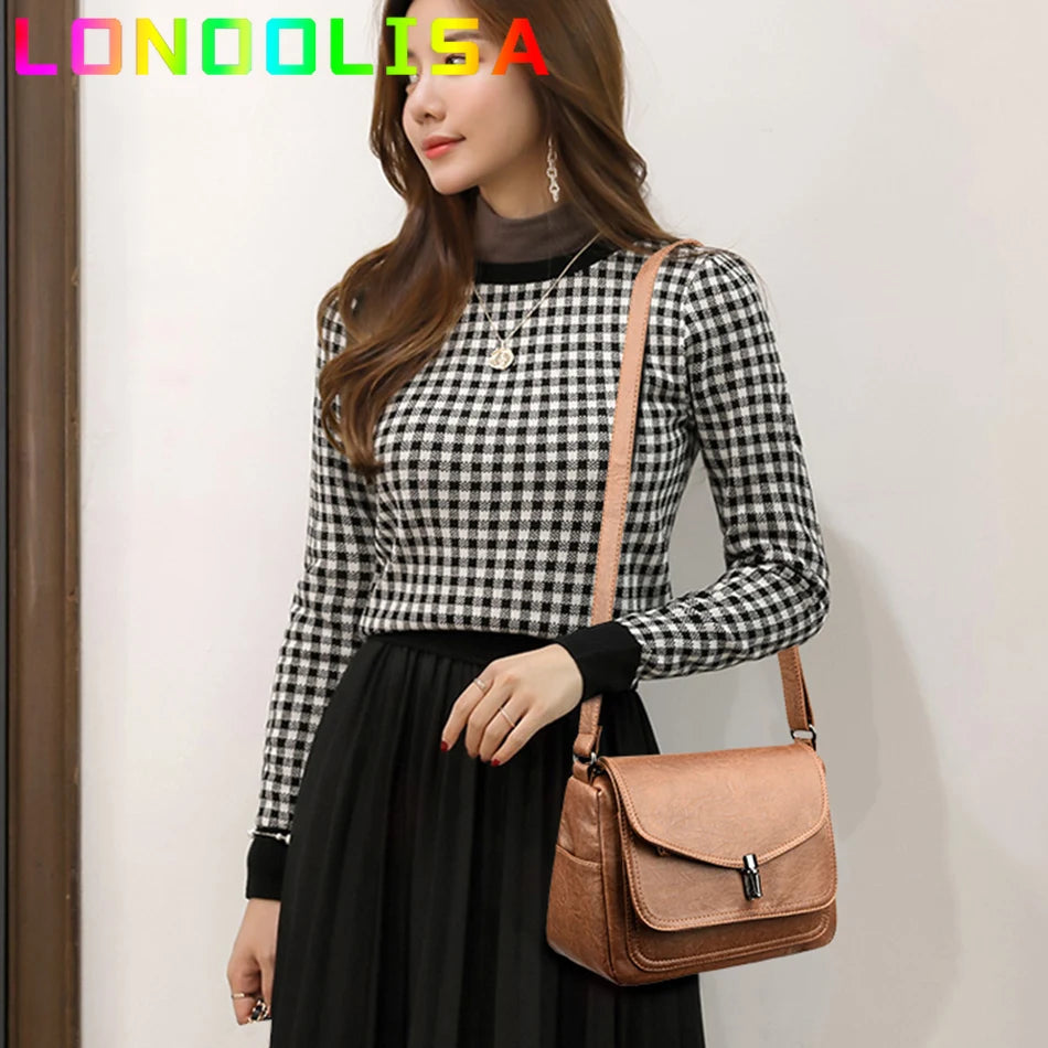 Soft Cowhide Crossbody Bags for Women 2021 Luxury Handbags Women Bags Designer Female Casual Hand Shoulder Bag Bolsos De Mujer