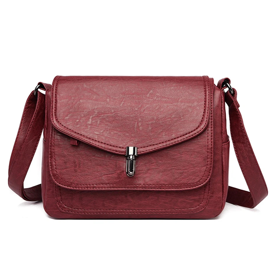 Soft Cowhide Crossbody Bags for Women 2021 Luxury Handbags Women Bags Designer Female Casual Hand Shoulder Bag Bolsos De Mujer