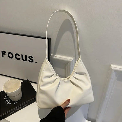 Soft Leather Large Capacity Fashionable Shoulder 2024 New Retro Korean Style Tote Bag Women Bag Designer Bags Luxury