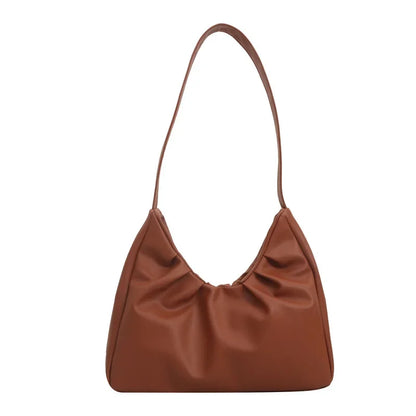 Soft Leather Large Capacity Fashionable Shoulder 2024 New Retro Korean Style Tote Bag Women Bag Designer Bags Luxury
