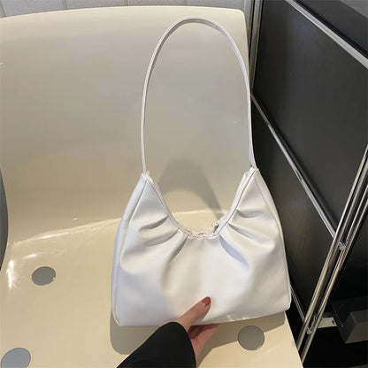 Soft Leather Large Capacity Fashionable Shoulder 2024 New Retro Korean Style Tote Bag Women Bag Designer Bags Luxury
