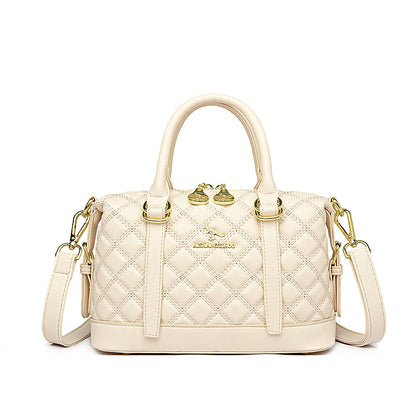 Soft Leather Luxury Handbags Women New Casual Tote Bag Designer Ladies Large Shoulder Crossbody Handbag Sac for Female Patchwork