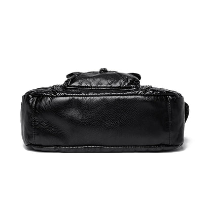 Soft Leather Luxury Handbags Women New Casual Tote Bag Designer Ladies Large Shoulder Crossbody Handbag Sac for Female Patchwork