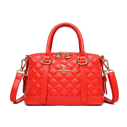 Soft Leather Luxury Handbags Women New Casual Tote Bag Designer Ladies Large Shoulder Crossbody Handbag Sac for Female Patchwork