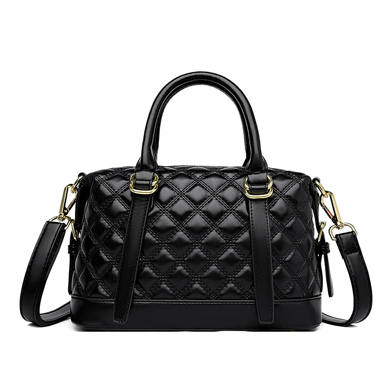 Soft Leather Luxury Handbags Women New Casual Tote Bag Designer Ladies Large Shoulder Crossbody Handbag Sac for Female Patchwork