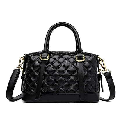 Soft Leather Luxury Handbags Women New Casual Tote Bag Designer Ladies Large Shoulder Crossbody Handbag Sac for Female Patchwork