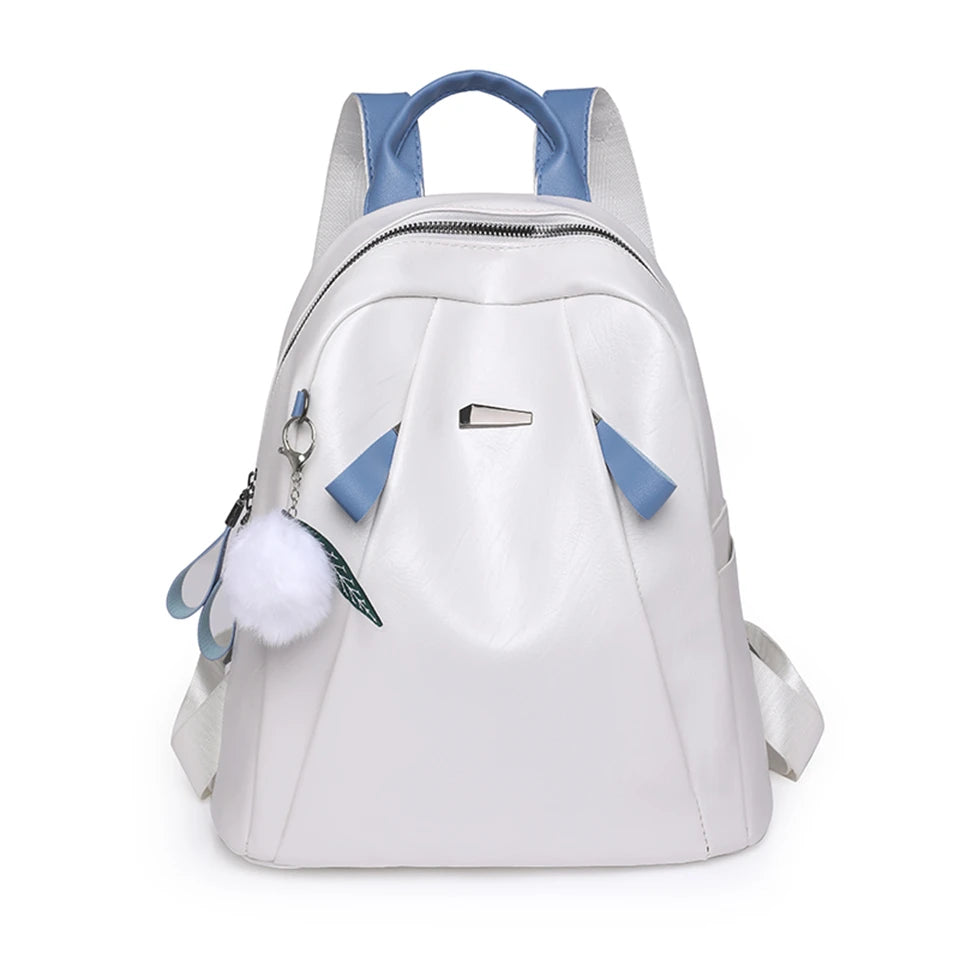 Soft Leather Luxury Women Backpack Large Capacity Bookbags for Teen Girl High Quality Female Rucksack Mochilas Casual Travel Bag
