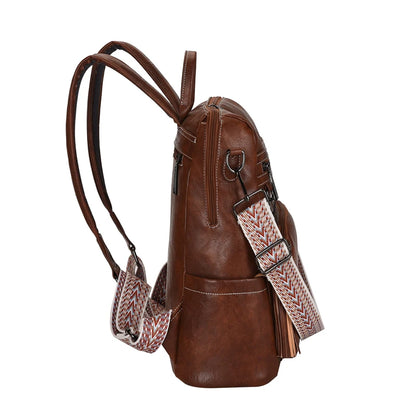 Soft Leather Shoulder Bags Women Leisure Purses Fashion Backpack For Travel Shopping School Large Capacity Summer Spring