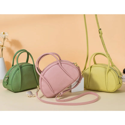 Soft Leather Women Mini Shell Bag Fashion Designer Shoulder Bag Luxury Lady Crossbody Bag Casual Women's Handbags and Purses