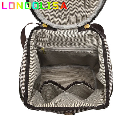 Solid Color Backpacks Purses 2022 PU Leather Female Large Capacity Rucksack Mochilas High Quality Ladies Bookbags for Teen Girls