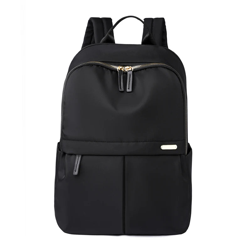Solid Color Luxury Large Capacity Summer Trend Women Backpack 14 Inch Laptop Bag Pack Travel Student Schoolbag Teen Girl Bookbag