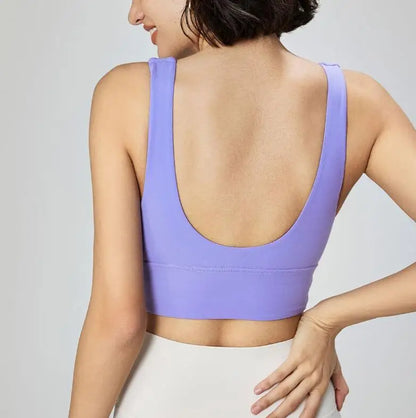 Solid Color Tights  Women Sexy Bra Deep V  Tank Top With Removable Vest Clothe