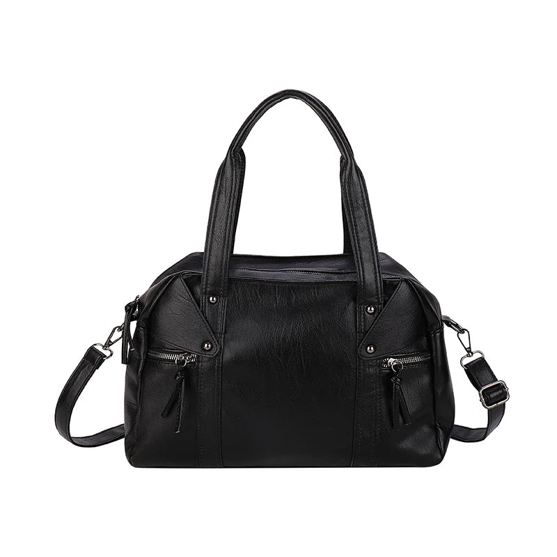 Solid Soft Leather Small Crossbody Bags for Women 2023 Fashion Simple Messenger Bag Designer Casual Shoulder Bag Sac A Main