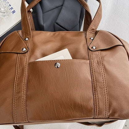 Solid Soft Leather Small Crossbody Bags for Women 2023 Fashion Simple Messenger Bag Designer Casual Shoulder Bag Sac A Main