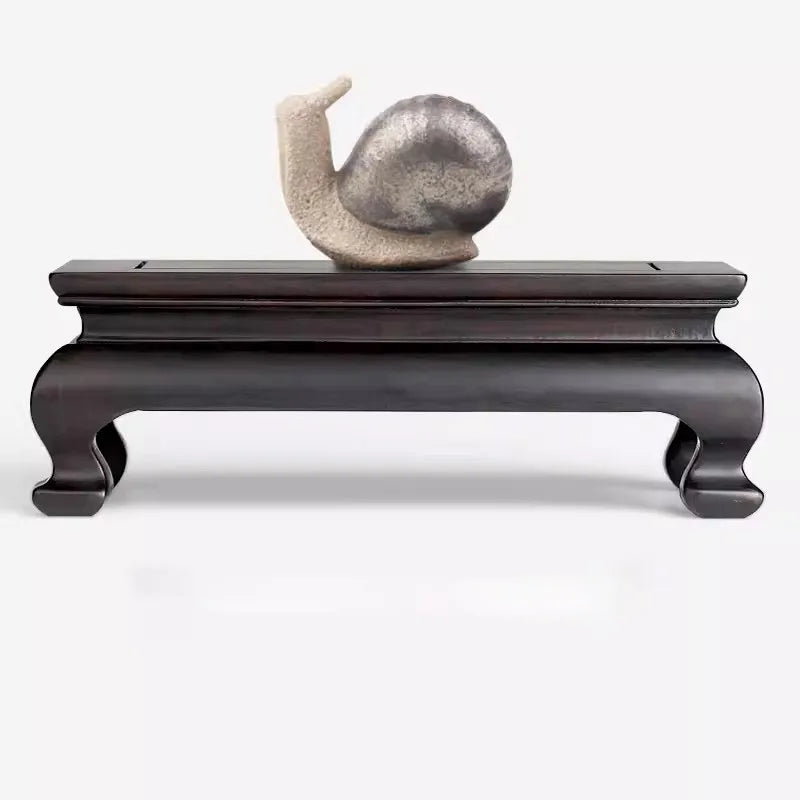 Solid Wood Base for Handicraft Display, Bonsai Bracket, Buddha Statue, Flower Pot, Natural Stone