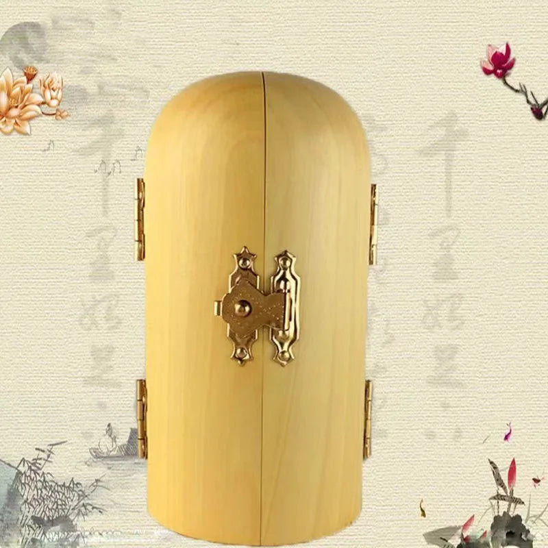 Solid Wood Carving Three Open Buddha Decorative Statue Modern Art Sculpture Collapsible Home Living Room Bedroom Decoration