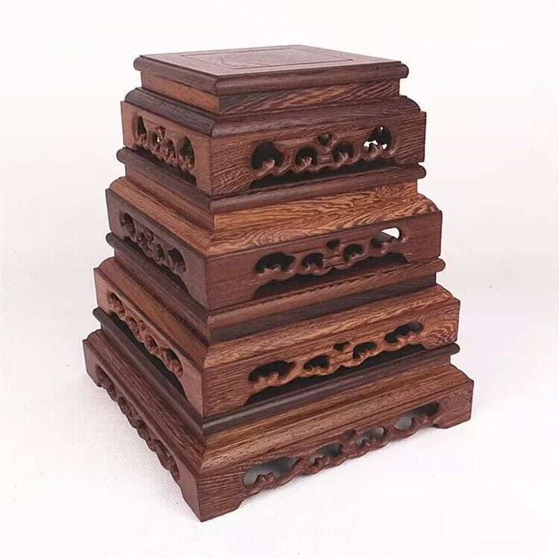 Solid Wood Retro Decorative Shelf Used For Statues, Vases, Tea Sets, Props, Display Stands Handmade ，Antique Storage Shelf