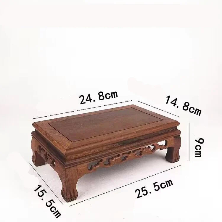Solid Wood Retro Decorative Shelf Used For Statues, Vases, Tea Sets, Props, Display Stands Handmade ，Antique Storage Shelf