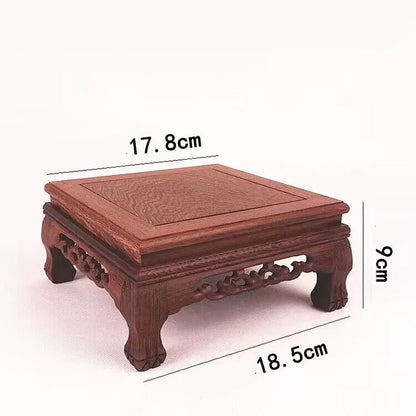 Solid Wood Retro Decorative Shelf Used For Statues, Vases, Tea Sets, Props, Display Stands Handmade ，Antique Storage Shelf
