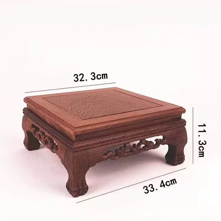 Solid Wood Retro Decorative Shelf Used For Statues, Vases, Tea Sets, Props, Display Stands Handmade ，Antique Storage Shelf