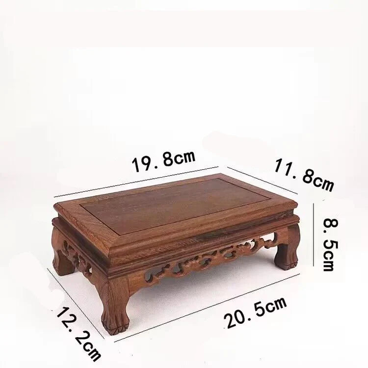 Solid Wood Retro Decorative Shelf Used For Statues, Vases, Tea Sets, Props, Display Stands Handmade ，Antique Storage Shelf