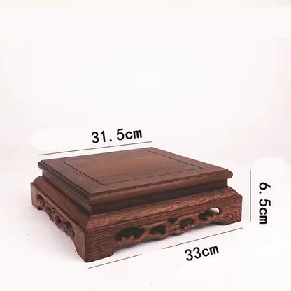 Solid Wood Retro Decorative Shelf Used For Statues, Vases, Tea Sets, Props, Display Stands Handmade ，Antique Storage Shelf