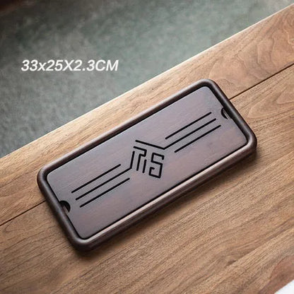 Solid Wood Tea Tray Drainage Water Storage Kung Fu Tea Set Drawer Tea Board Table Chinese Tea Ceremony Tools