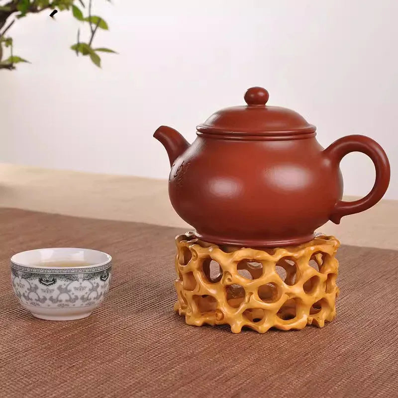 Solid Wood Teapot Decoration Base, Bonsai Base, Bracket, Bracket, Stone, Jade, Yixing, Clay, Miniature