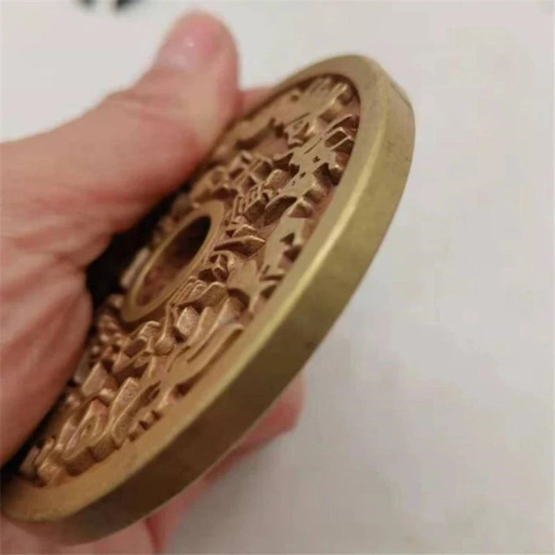 Solid brass archaize statue rat ox tiger rabbit dragon snake horse sheep monkey rooster dog pig 12 zodiac bronze coins
